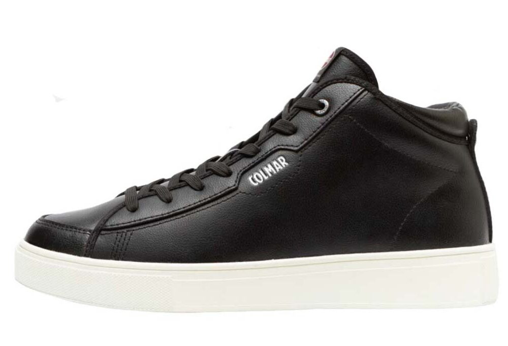 COLMAR Sneakers Uomo art. BATES MID PREMIUM 225 in pelle Black