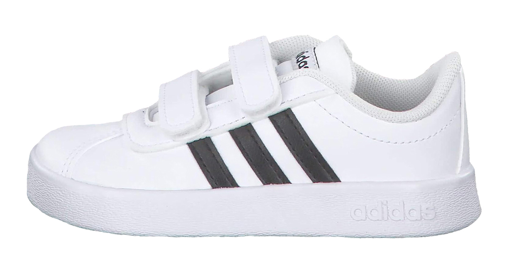 ADIDAS Tennis Bambino art. VL COURT 2.0 CMF I (DB1839) in ecopelle White/Black