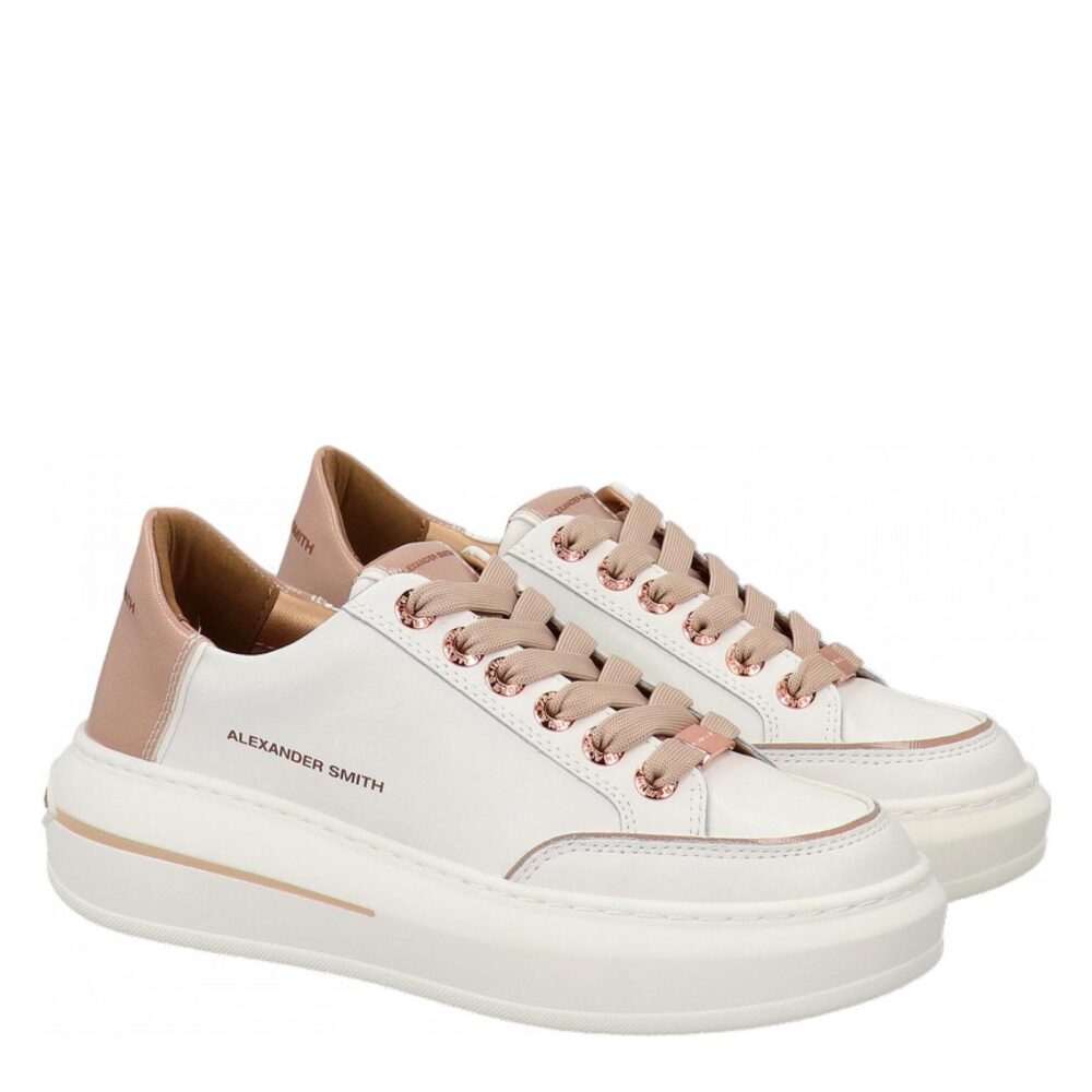 ALEXANDER-SMITH Sneakers Lancaster woman white light nude