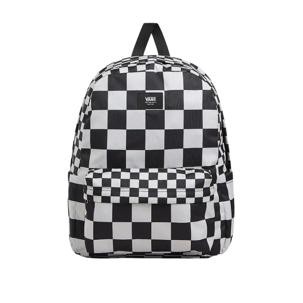 VANS Zaino Donna art. Old Skool Check VN000H4X3M41 bianco-nero