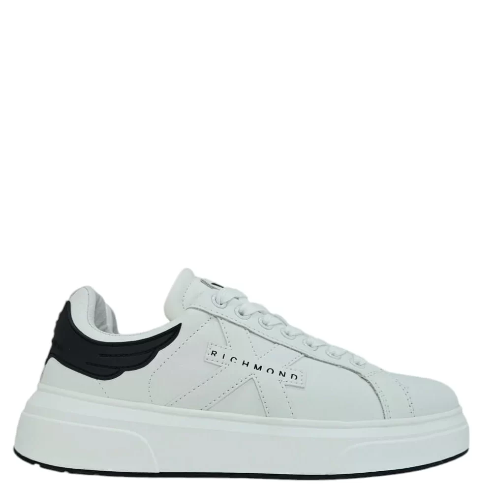 JONH RICHMOND Sneakers Uomo art. Eco Leather white blue