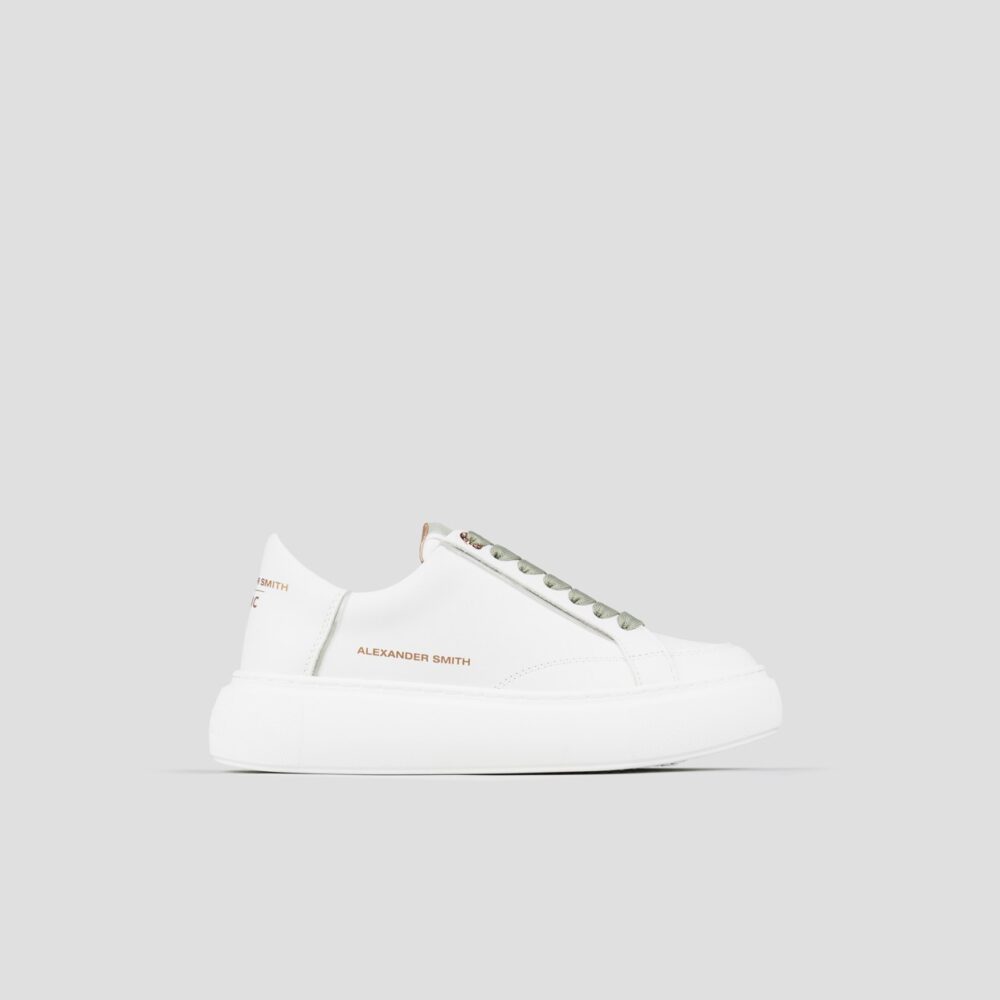 ALEXANDER SMITH Sneakers Donna art. Eco-Greenwich woman white light green