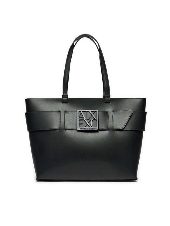 ARMANI EXCHANGE shopping bag total black art.949127