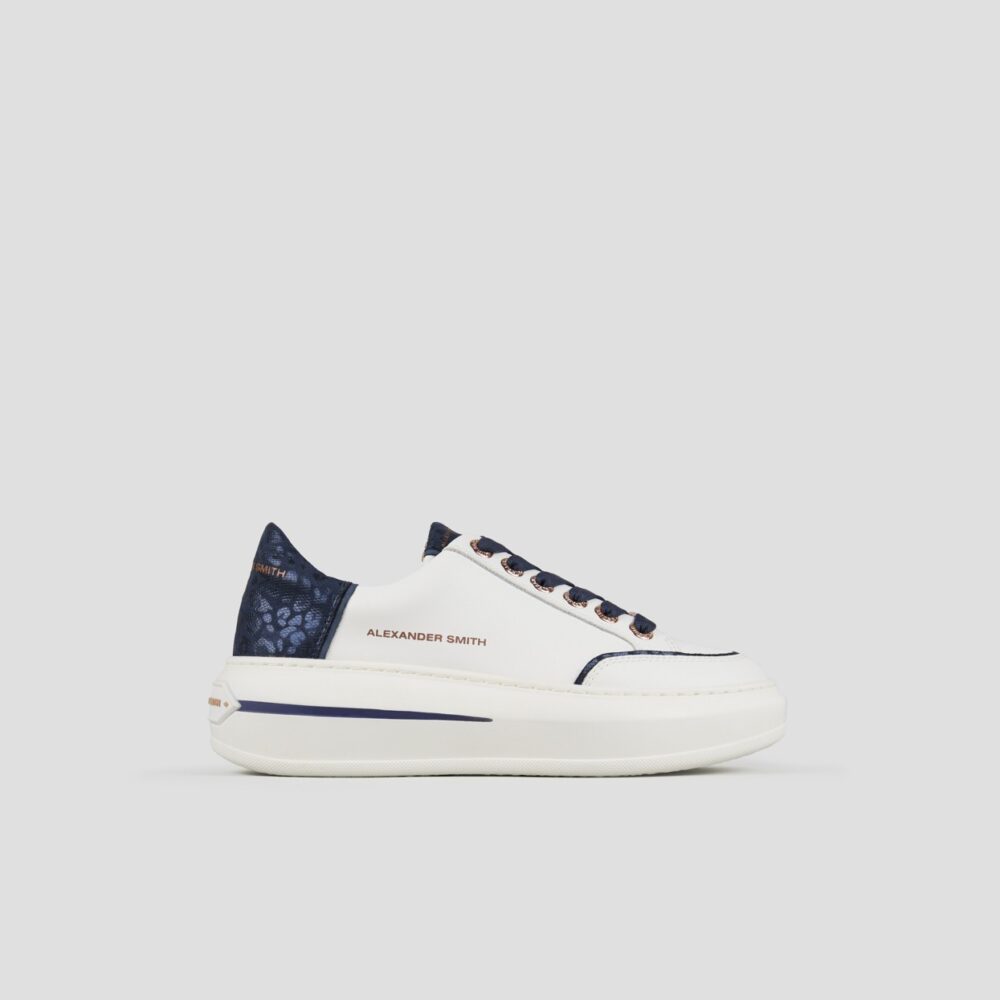 ALEXANDER SMITH Sneakers White-Blu art. ASBCLSW1861WBL