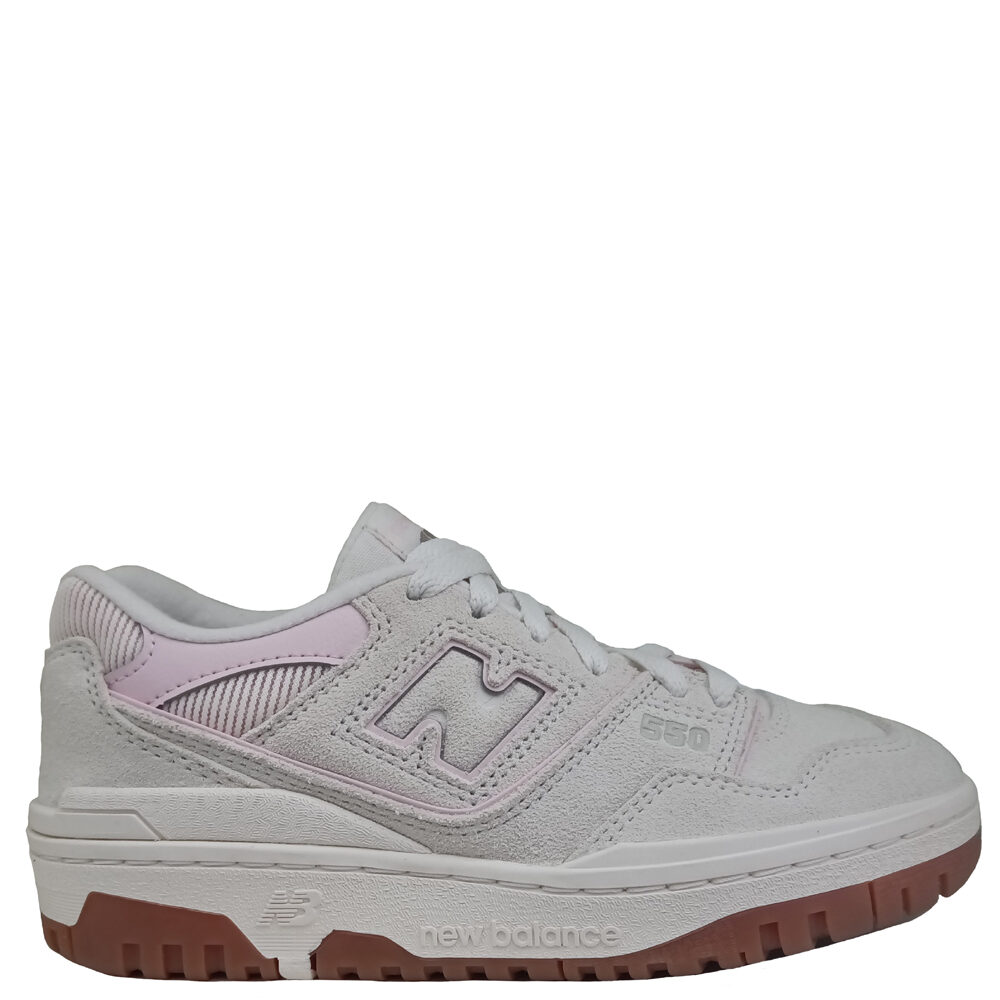 NEW BALANCE Sneakers Donna art. GSB550SP in pelle scamosciata Beige