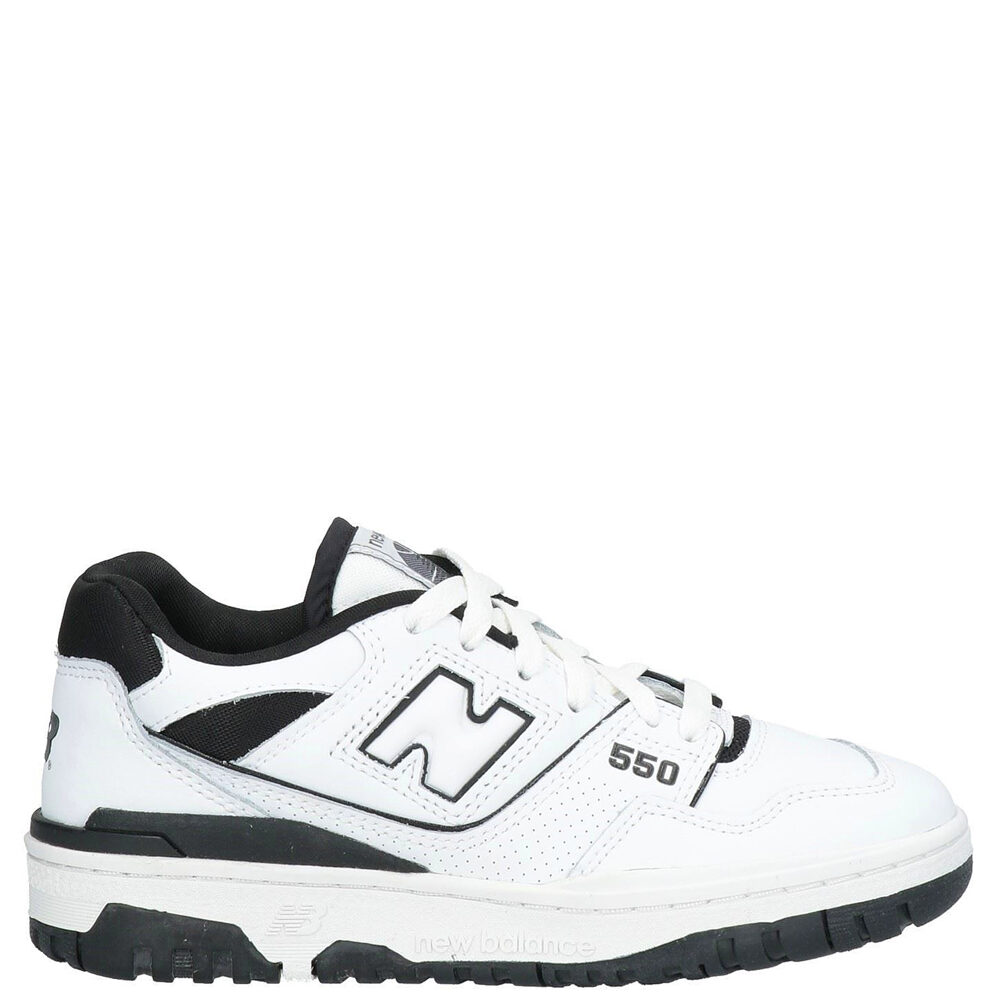 NEW BALANCE Sneakers Uomo art. BB550HA1 in pelle White/Black