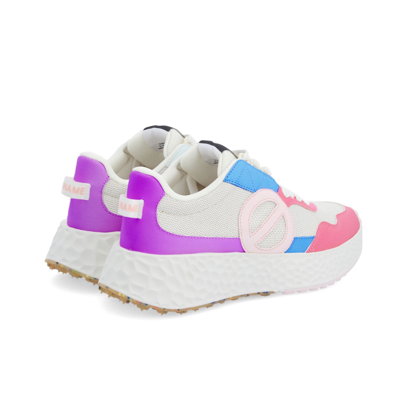 NO NAME SNEAKER ART.CARTER JOGGER ROSA BLU BIANCO -CAMBIA COLORE AL SOLE- - immagine 5