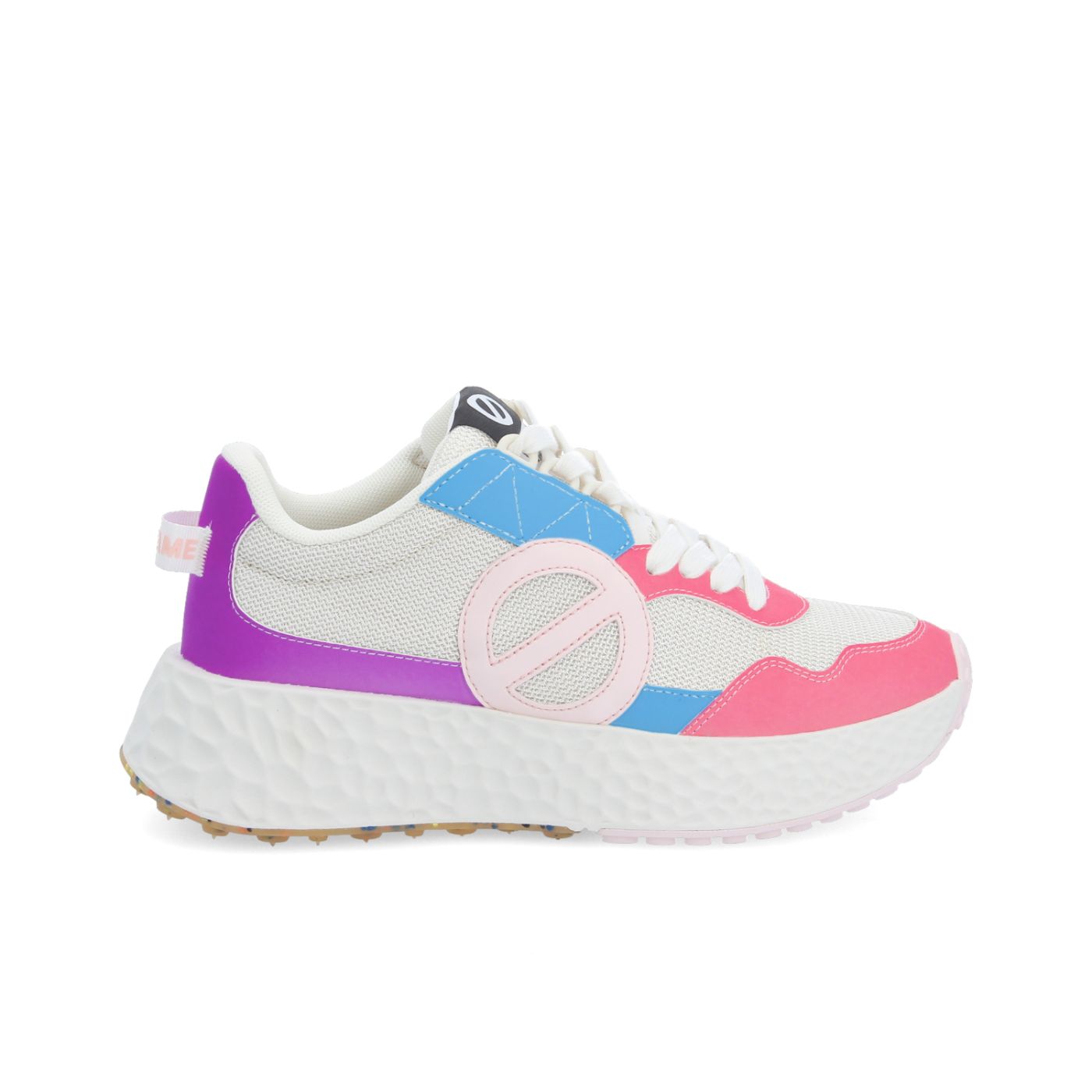 NO NAME SNEAKER ART.CARTER JOGGER ROSA BLU BIANCO -CAMBIA COLORE AL SOLE- - immagine 6