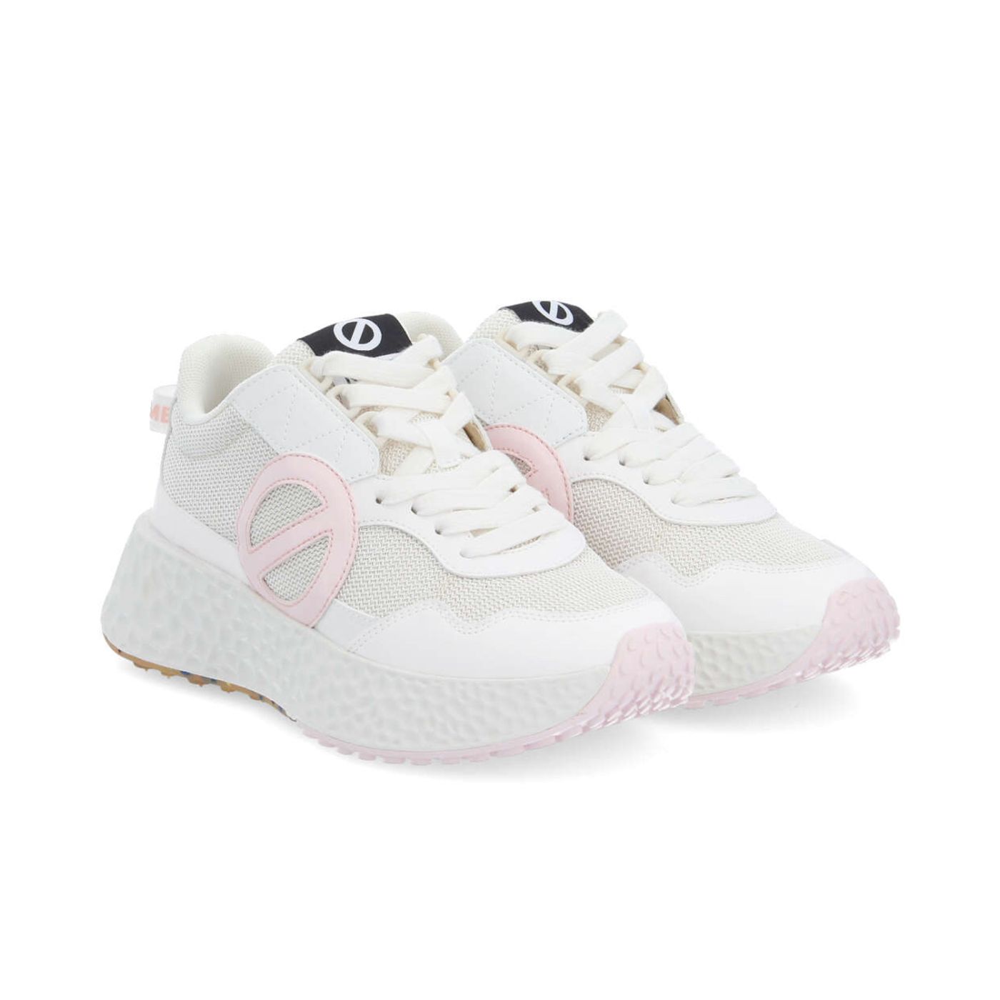 NO NAME SNEAKER ART.CARTER JOGGER ROSA BLU BIANCO -CAMBIA COLORE AL SOLE-