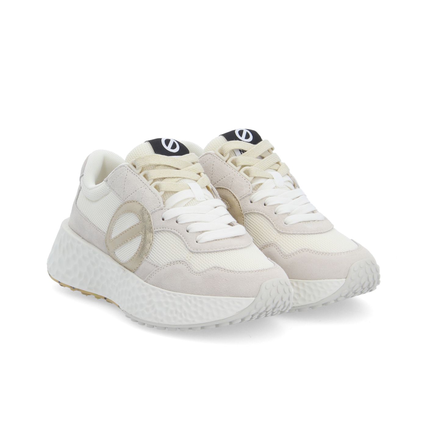 NO NAME SNEAKER ART.CARTER JOGGER BIANCO ORO