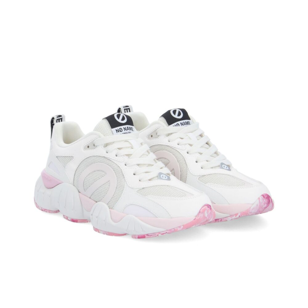NO NAME SNEAKER ART.KRAZEE RUNNER BIANCO ROSA BLU -CAMBIA COLORE AL SOLE-