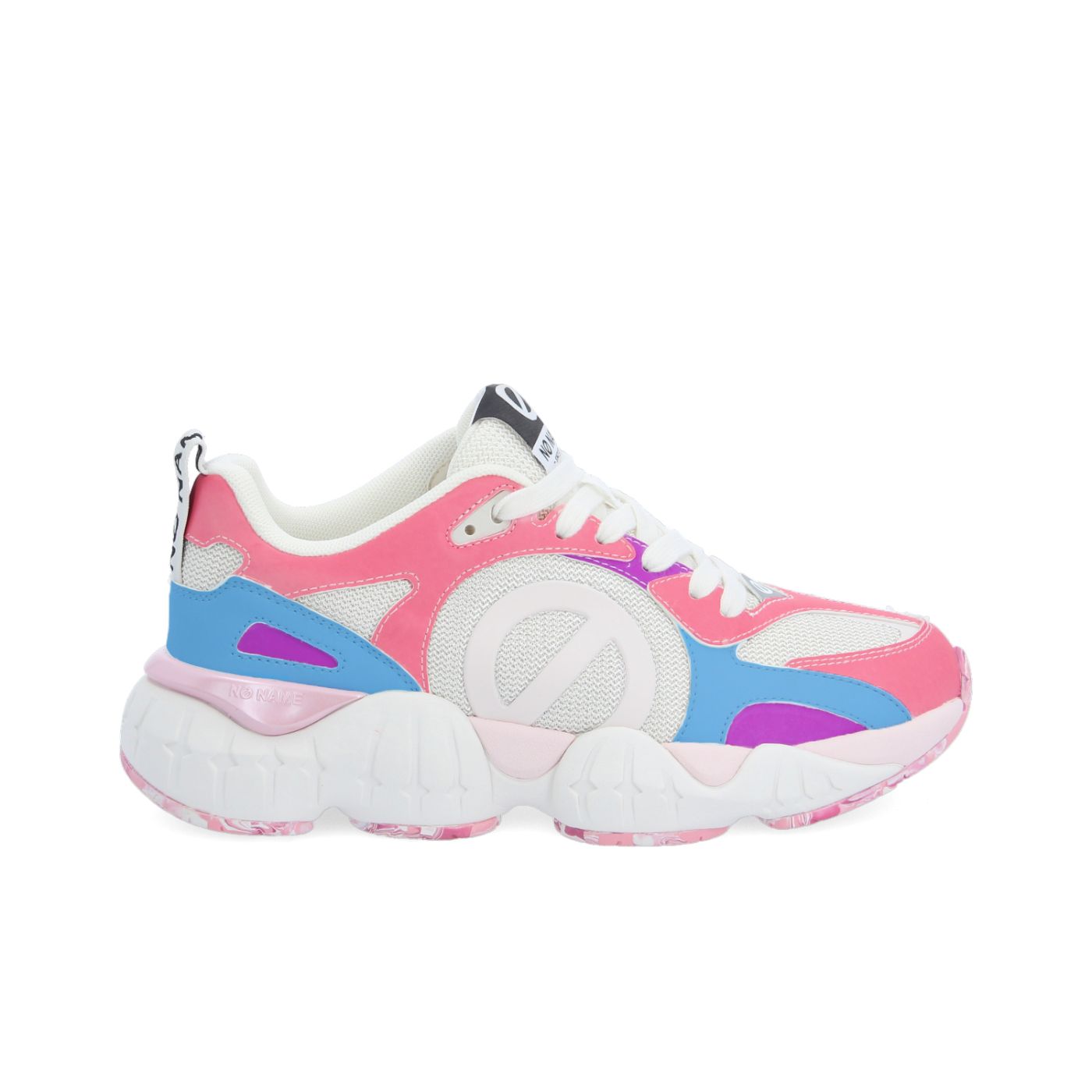 NO NAME SNEAKER ART.KRAZEE RUNNER BIANCO ROSA BLU -CAMBIA COLORE AL SOLE- - immagine 10
