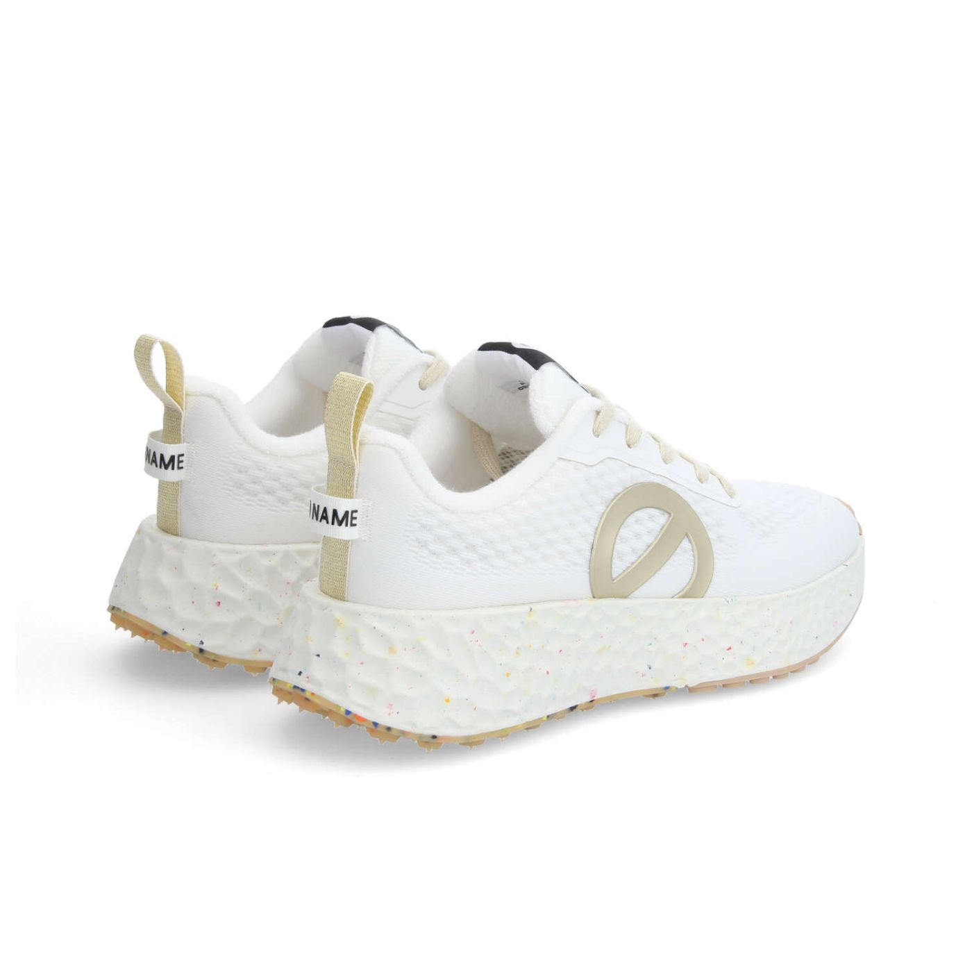 NO NAME SNEAKER ART.CARTER FLY BIANCO DORATO - immagine 3