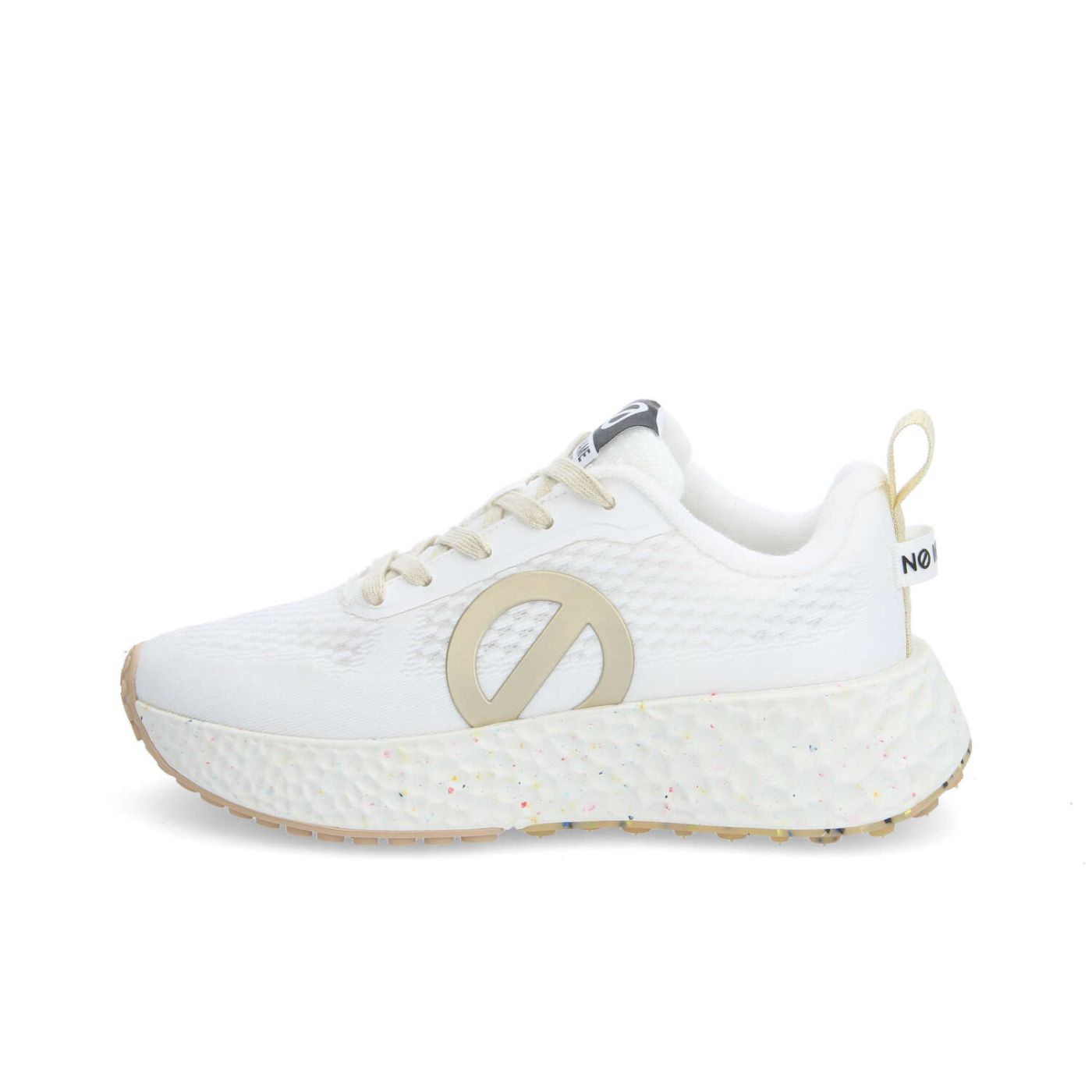 NO NAME SNEAKER ART.CARTER FLY BIANCO DORATO - immagine 2