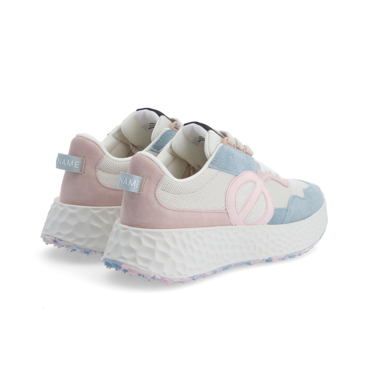 NO NAME SNEAKER ART.CARTER JOGGER BLU BIANCO ROSA - immagine 2