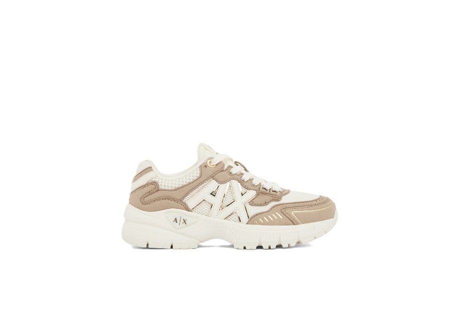 SNEAKER ARMANI EXCHANGE ART.XW002153 WHITE BEIGE