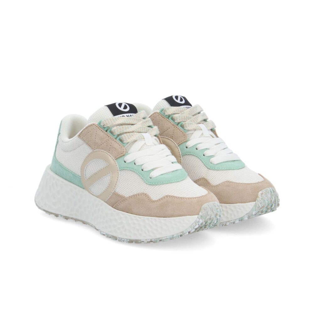 NO NAME SNEAKER ART.carter jogger BEIGE BIANCO VERDE