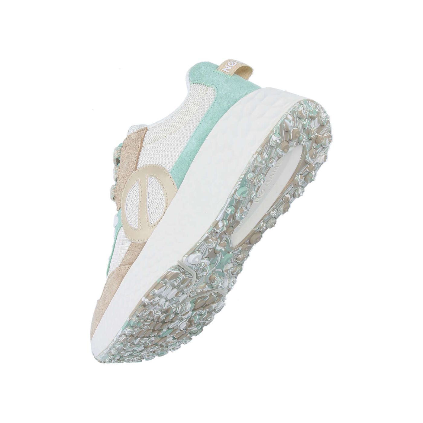 NO NAME SNEAKER ART.carter jogger BEIGE BIANCO VERDE - immagine 5
