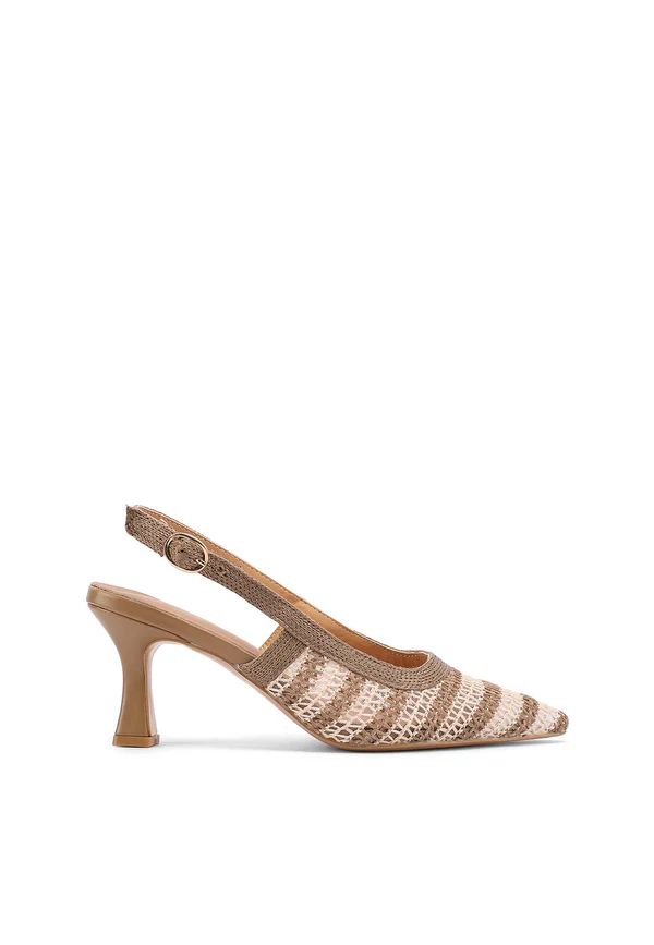 QUENN HELENA DECOLLETE INTRECCIATO ART.ZM11013 MARRONE