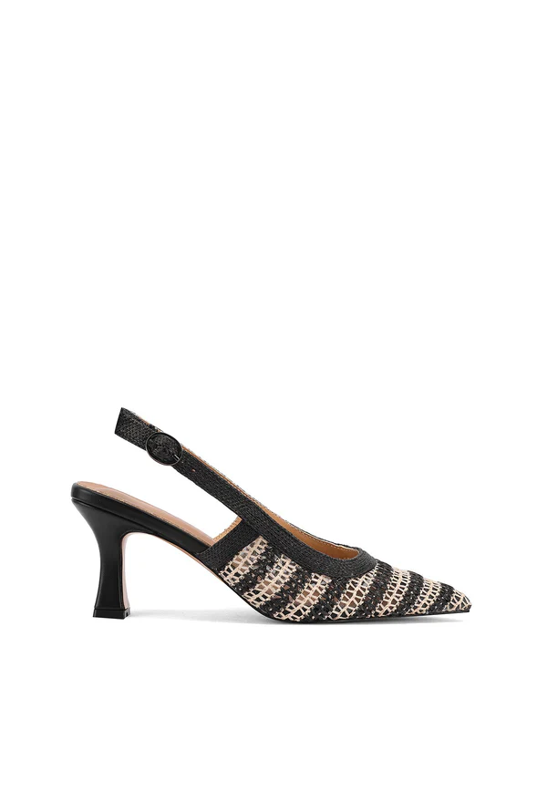 QUENN HELENA DECOLLETE INTRECCIATO ART.ZM11013 NERO
