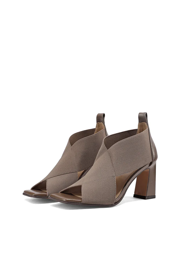 QUENN HELENA SANDALO CON ELASTICI INTRCCIATO ART.S3010 KAKI
