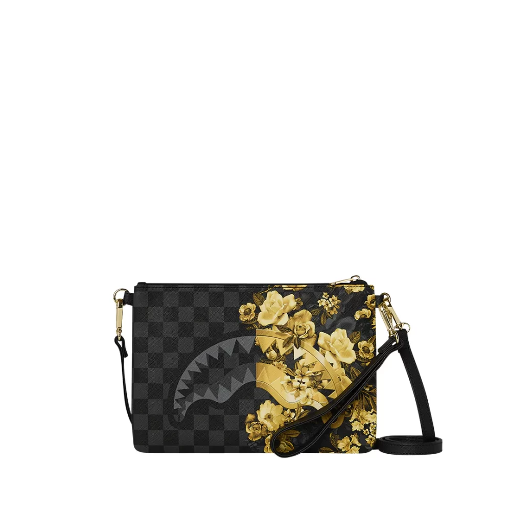SPRAYGROUND-POUCHETTE ART.B9006NSZ GOLD FIORI