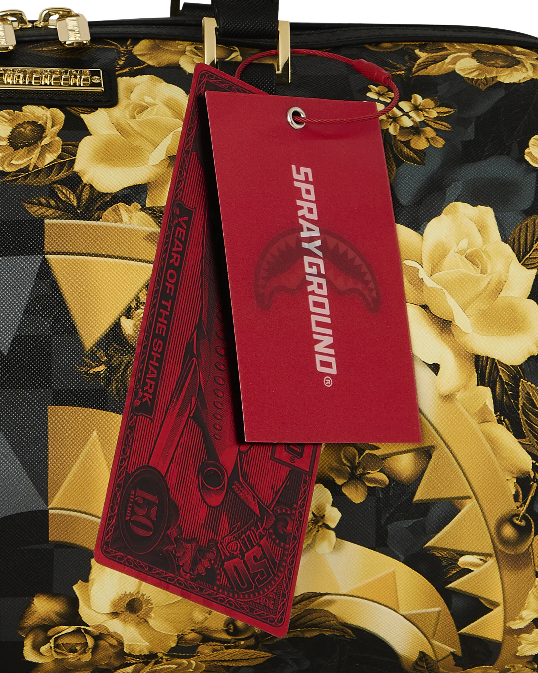 SPRAYGROUND BAULETTO ART.D9004NSZ GOLD FIORI - immagine 6